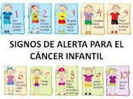 signos de alerta para el cáncer infantil