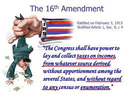 Coston's Complaint: 100th Anniversary of the 16th Amendment