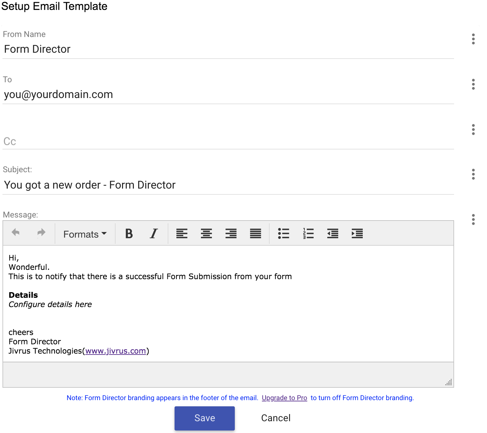 You have got an email. Expand your business reach - Form Director - New ...