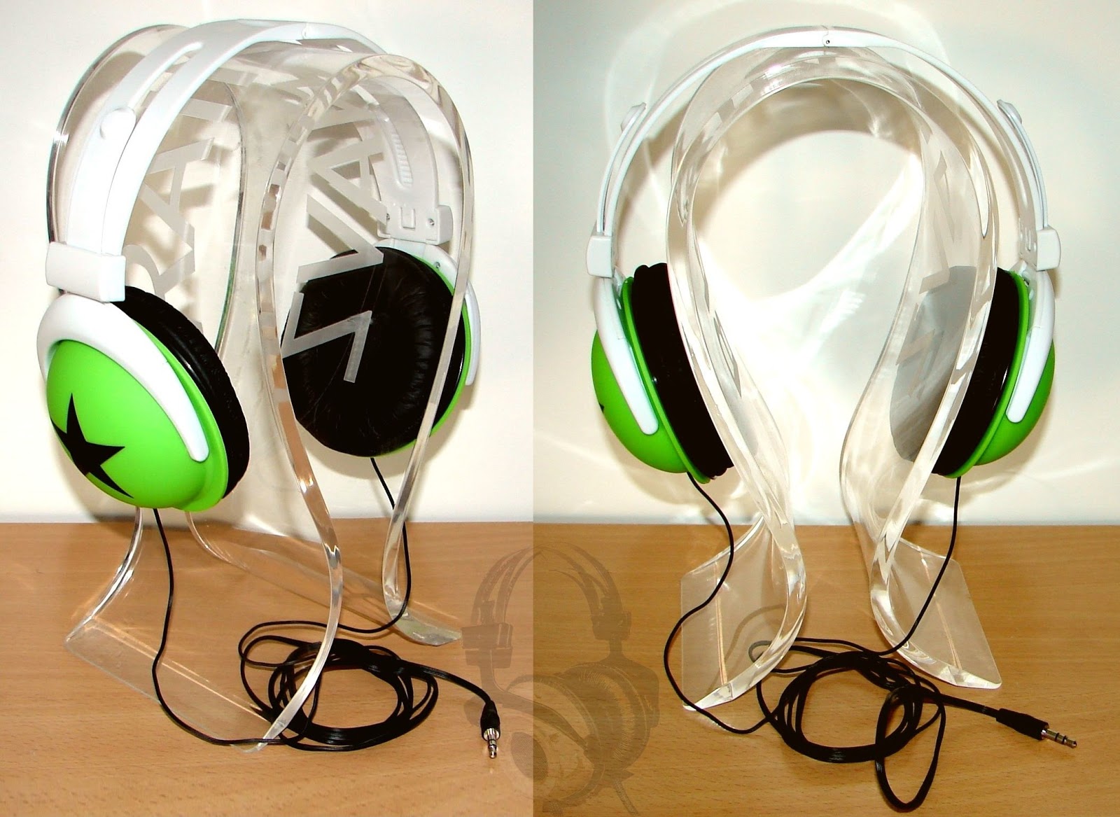 Casque audio filaire pliable avec câble de 1.20m Blanc