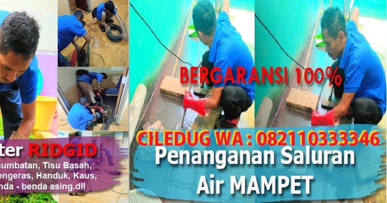 CARA MENGATASI SALURAN AIR TERSUMBAT JAKARTA TANGERANG, PIPA AIR GOT