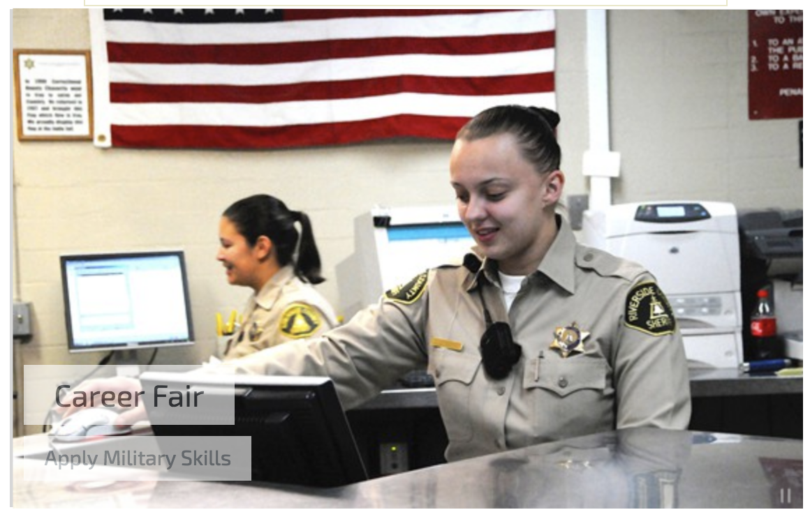 Hiring Opportunity Riverside County Sheriff's Department Correctional
