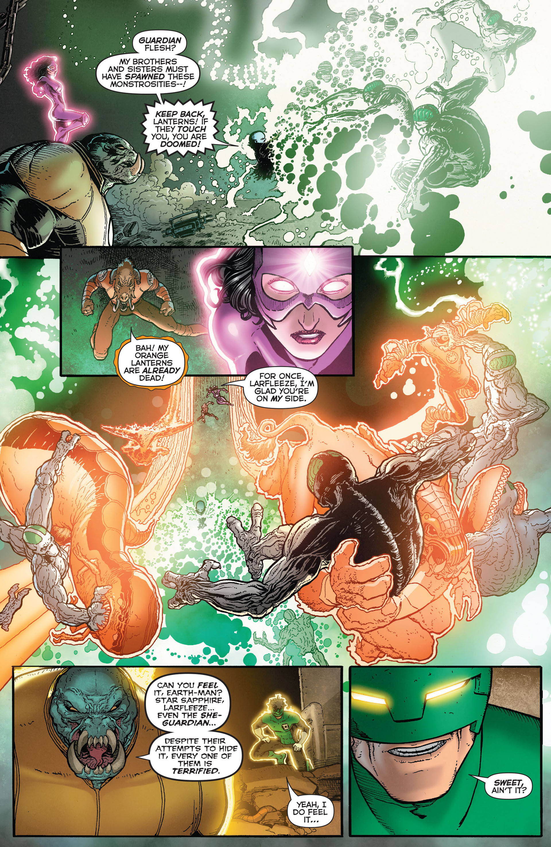 Read online Green Lantern: New Guardians comic -  Issue #15 - 15