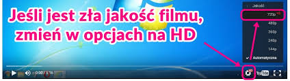 Jak zmienić jakość filmu w youtube na HD