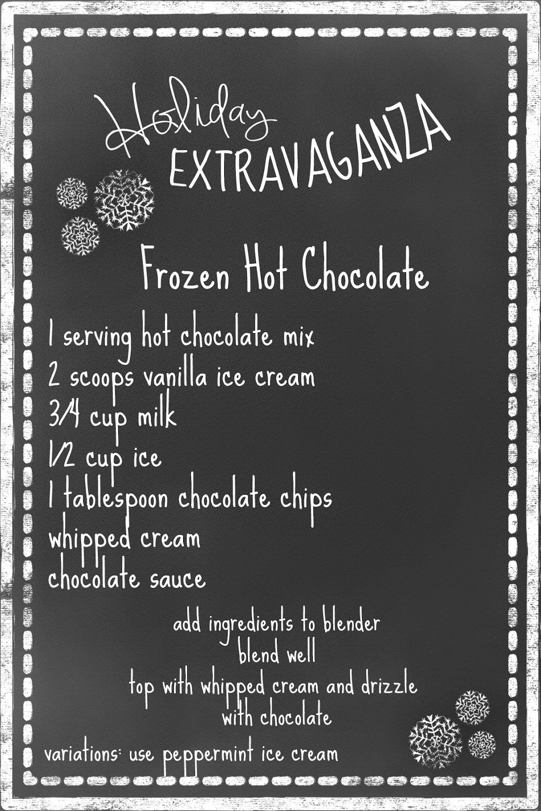 Frozen Mocha Hot Chocolate | The Weathered Palate