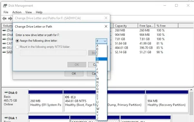 Kadang huruf di tiap partisi harddisk bisa berganti dengan sendirinya Cara Mengganti Huruf Drive Pada Hardisk Di Windows