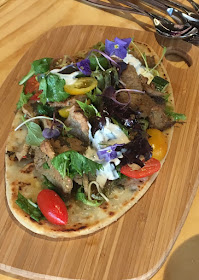 The Albion Rooftop, South Melbourne, spiced lamb paratha