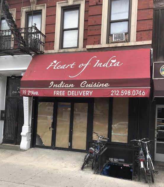 EV Grieve On 2nd Avenue, Calexico in the works with Brick Lane Curry House on the move