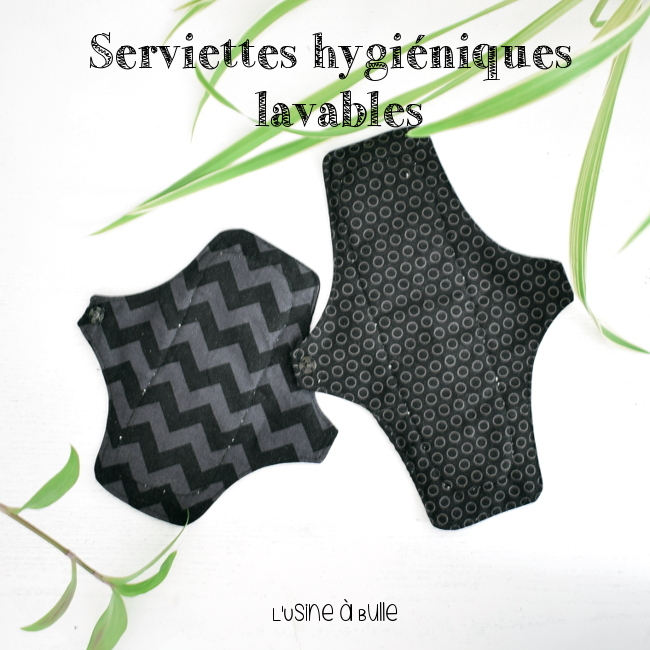 DIY] Serviettes hygiéniques lavables [+ règles zéro déchet]