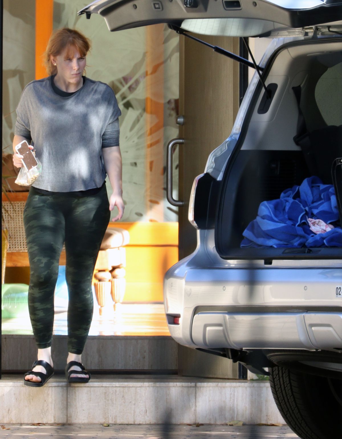Jurassic World actress Bryce Dallas Howard out Without Makeup in Honolulu.