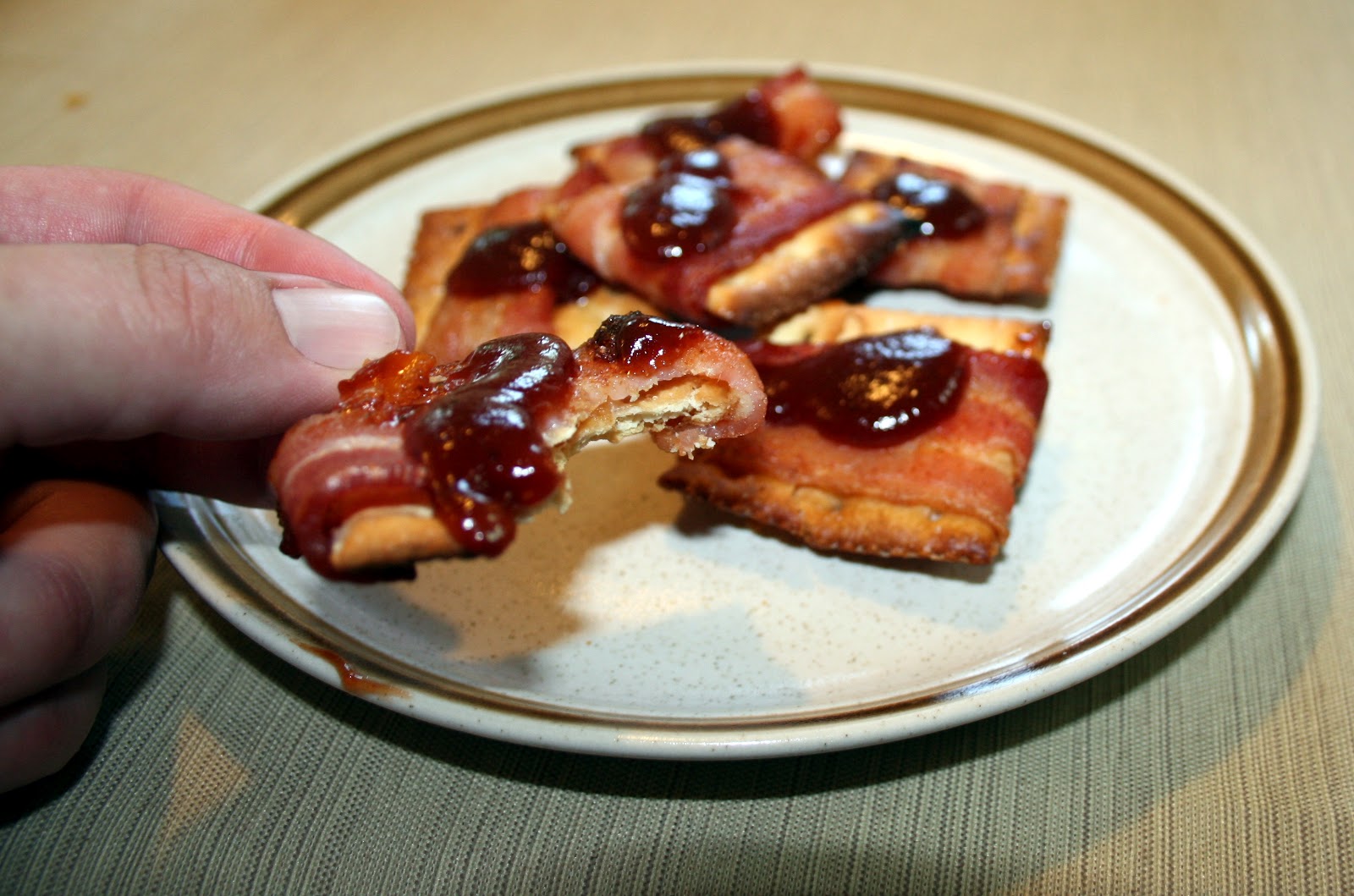 Anson's BBQ Adventures Bacon Wrapped Saltines