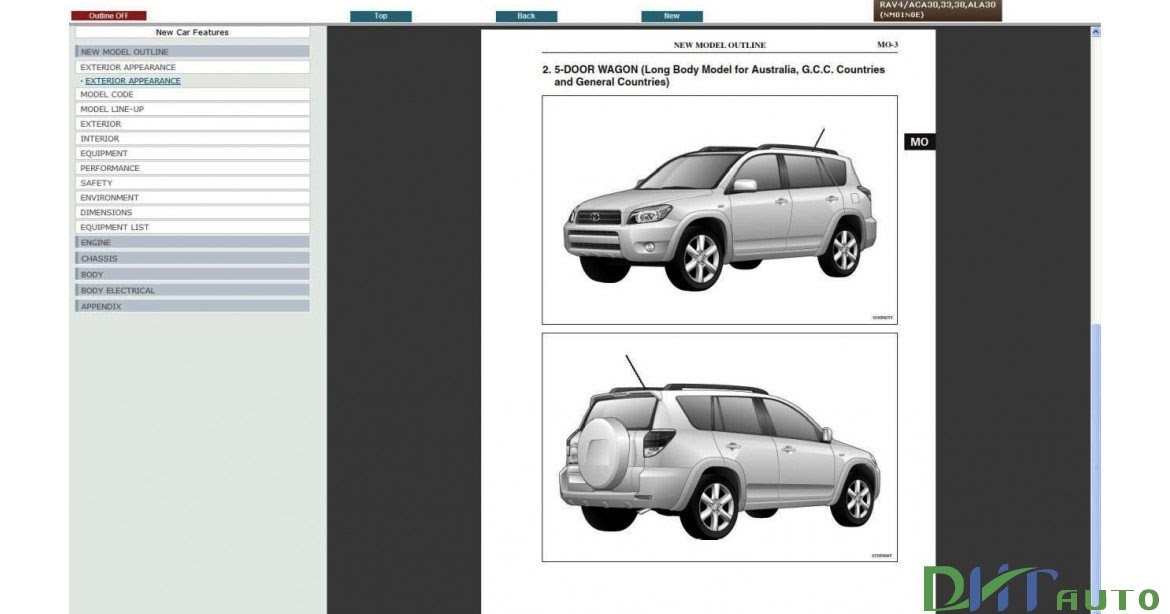 TOYOTA RAV4 SERVICE & REPAIR MANUAL UPDATE 2008 | Toyota Workshop Manual