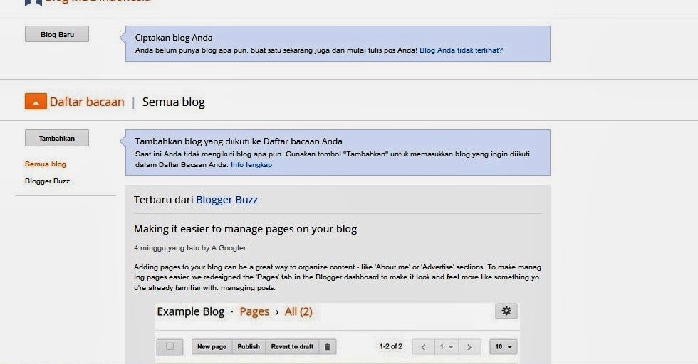 Panduan cara membuat blog berikut ini untuk ngeblog di blogger JejakPedia.com :  Cara Membuat Blog di Blogspot (Dilengkapi Gambar  Video)