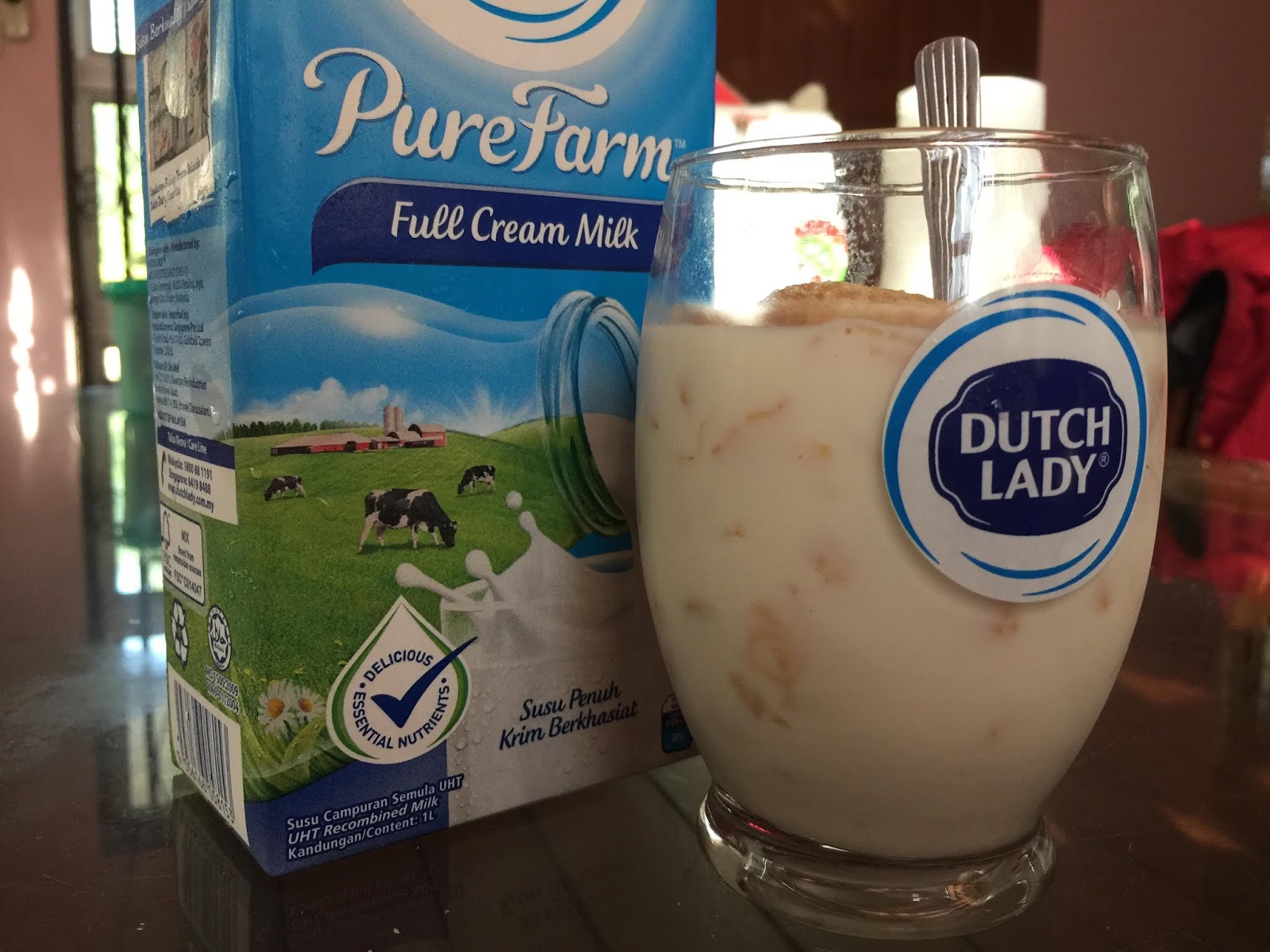 susu dutch lady purefarm, sarapan berkhasiat, jaga badan untuk sihat