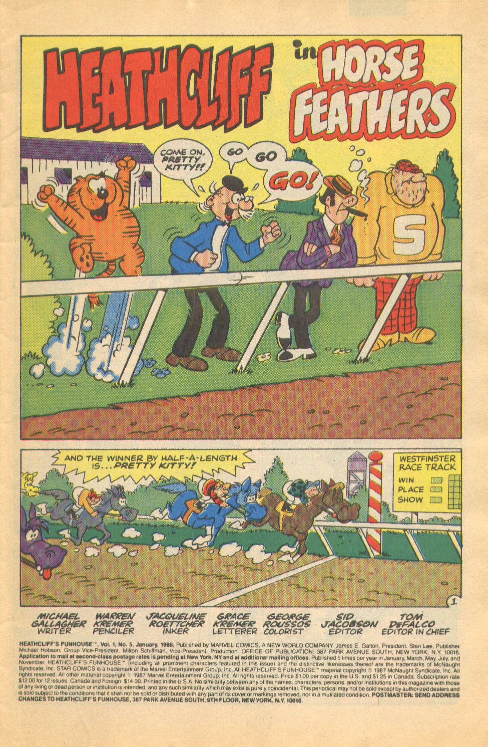 Read online Heathcliff's Funhouse comic -  Issue #5 - 2