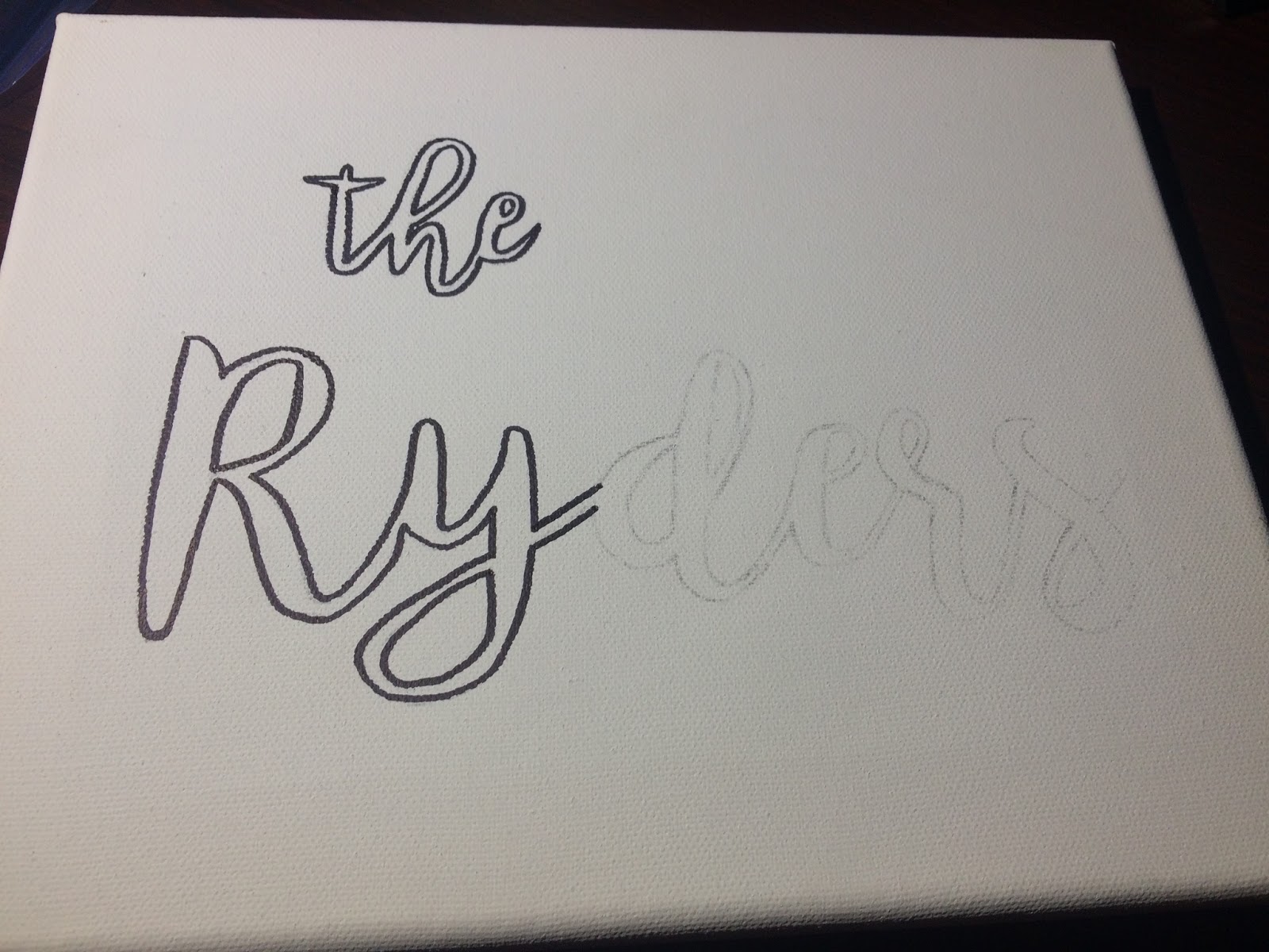 Super Easy DIY Canvas Sign