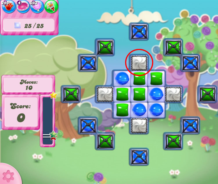 Candy Crush Saga level 2821 Candy Crush Saga level 2821