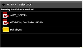 تطبيق مجانى الأندرويد لتشغيل ملفات الفيديو بصيغة FLV Video Player 1-8-0-FLV
