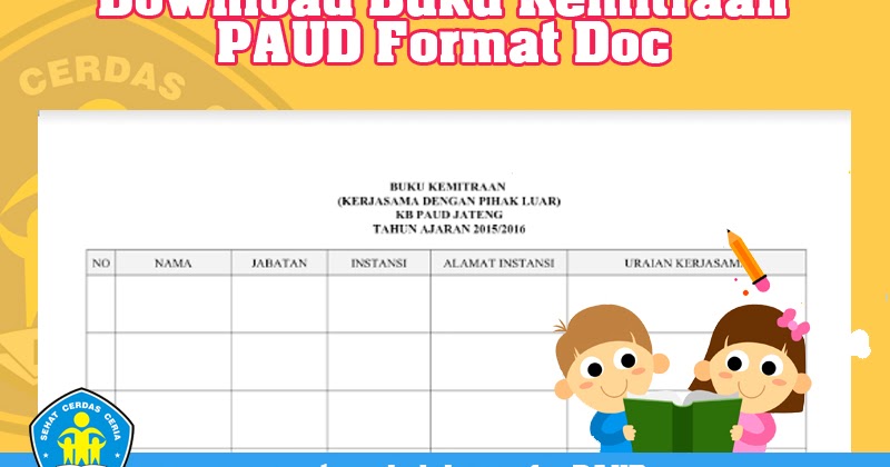 Download Buku Kemitraan PAUD Format Doc  Operator Sekolah