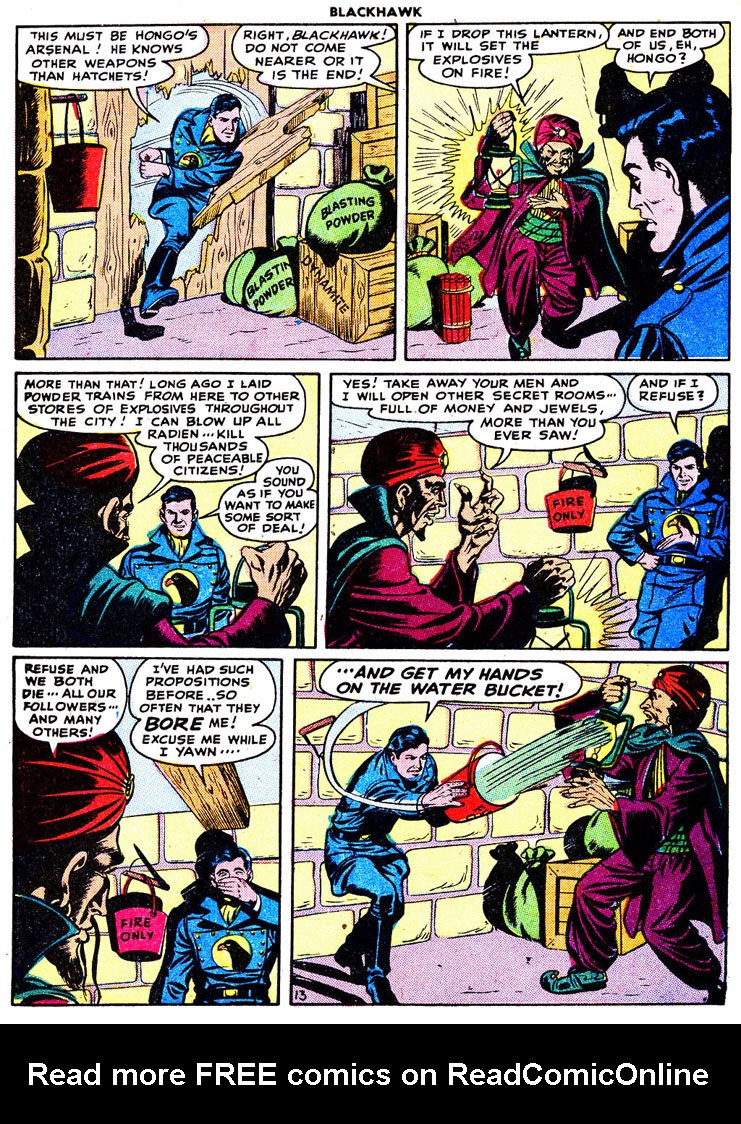 Read online Blackhawk (1957) comic -  Issue #15 - 48