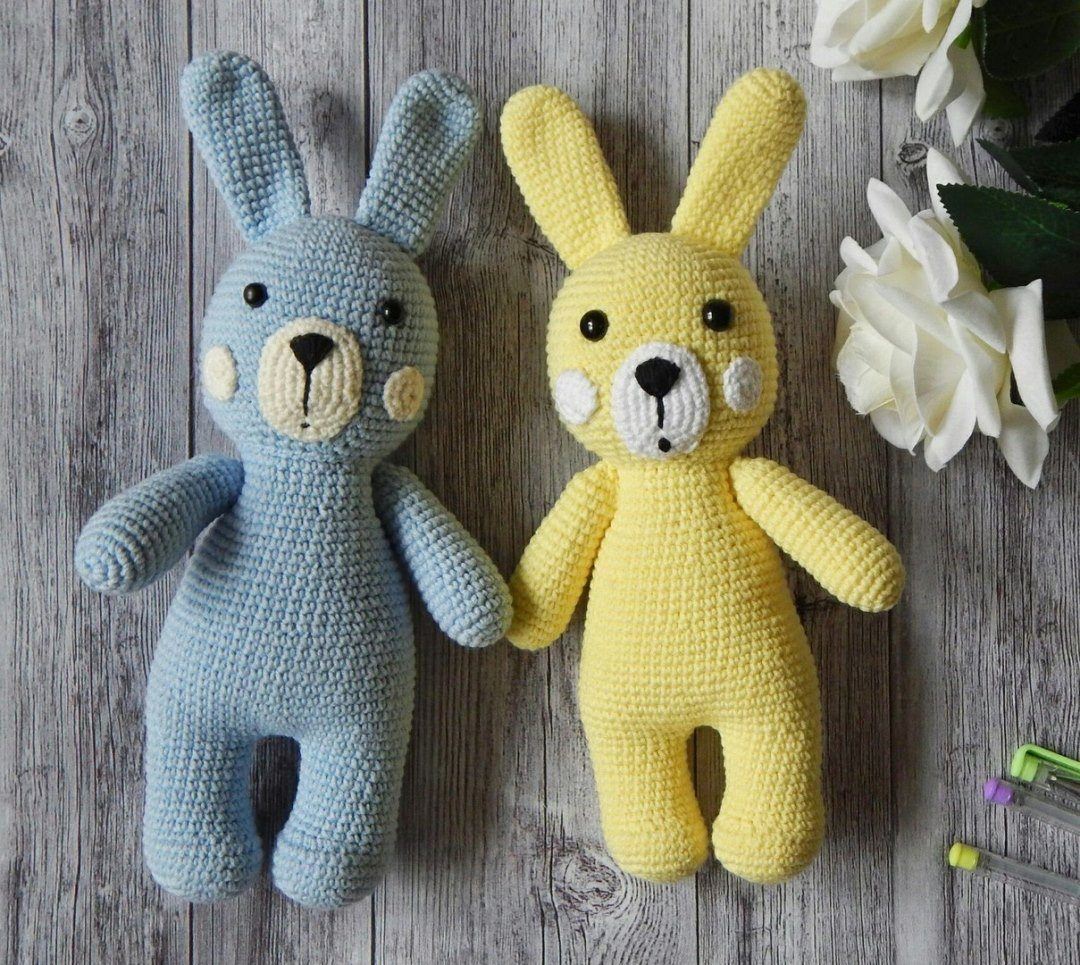Bunnies amigurumi crochet toys