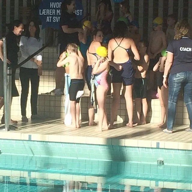 HRH The Crown Princess, as patron of the Danish Swimming Union, attends in the launch event for the project "Everyone should learn to swim." Kildeskovshallen, Adolphsvej 25, Gentofte.