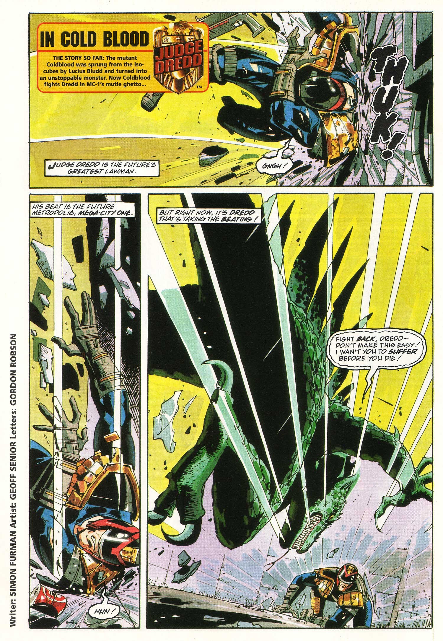 Read online Judge Dredd Lawman of the Future comic -  Issue #12 - 3