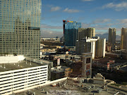 The view of Vegas from the room I stayed at in the hotel. :)