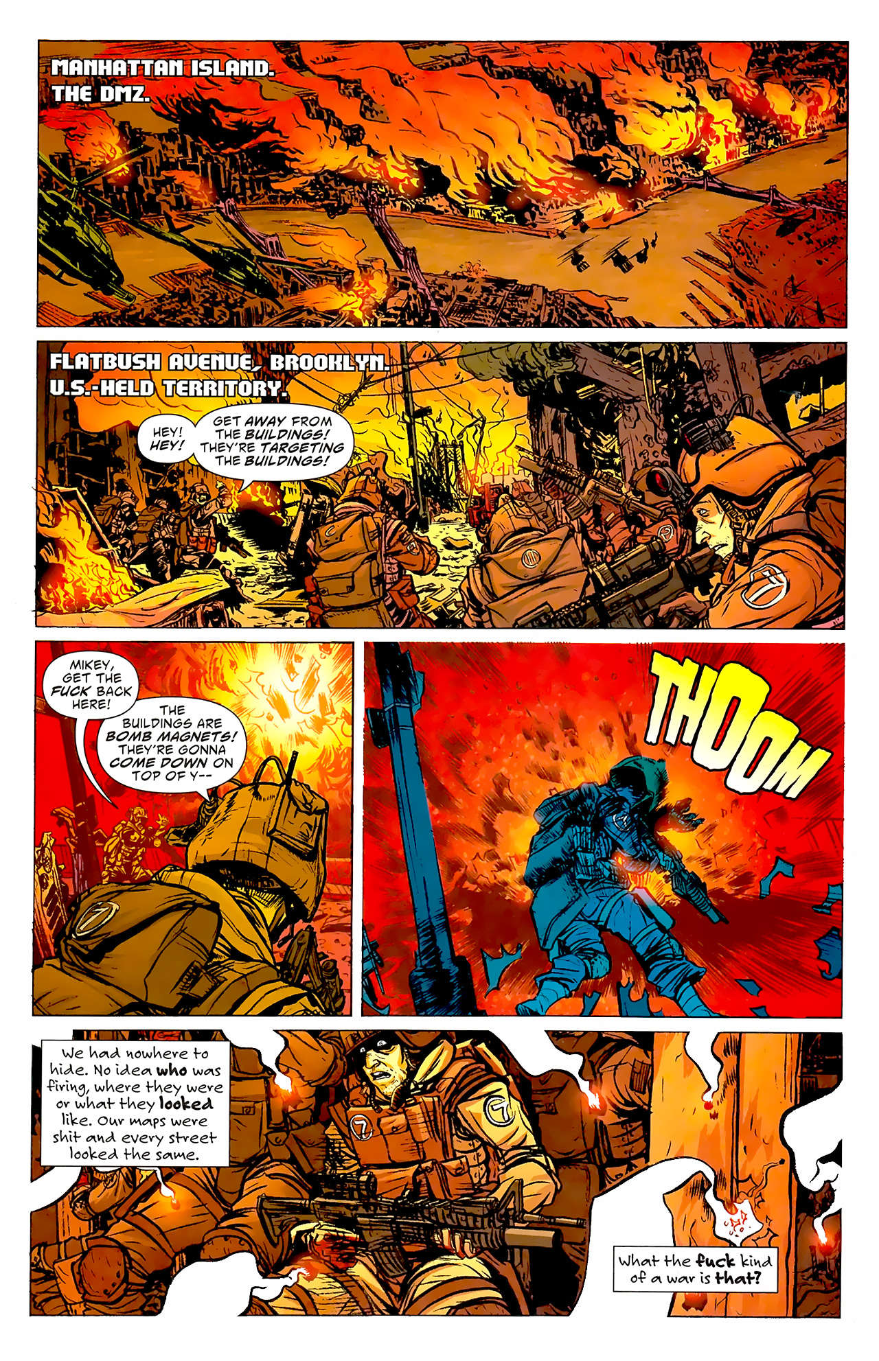 Read online DMZ (2006) comic -  Issue #18 - 10