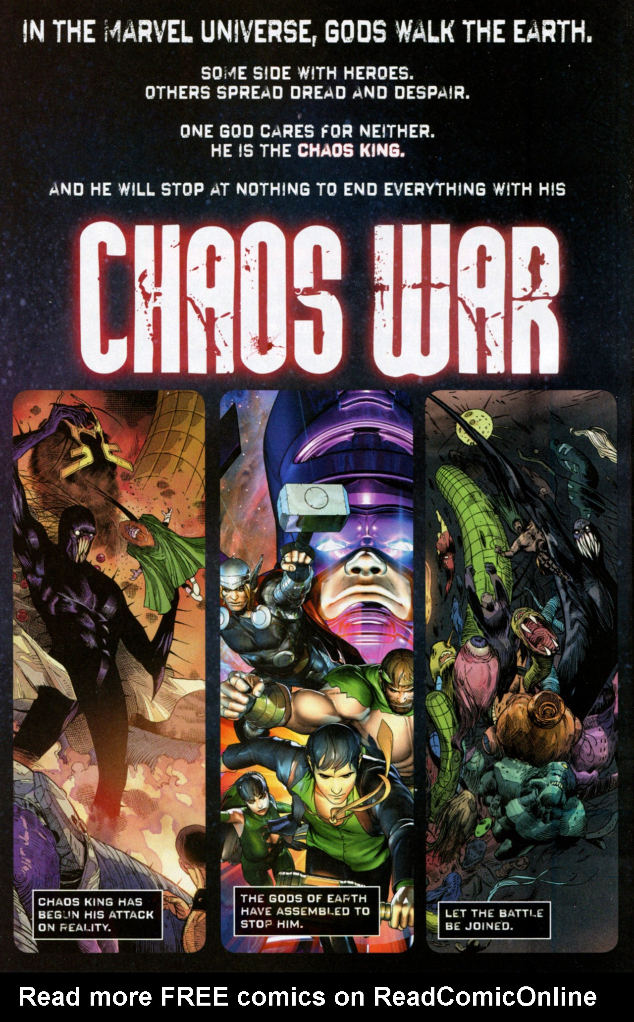 Read online Chaos War: Thor comic -  Issue #1 - 2