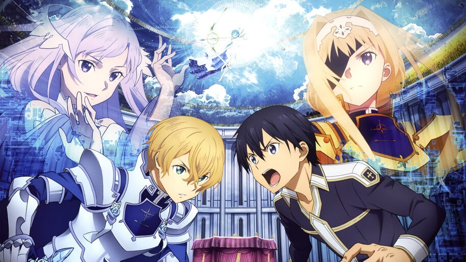 Alice, Kirito, Eugeo, Quinella, SAO Alicization, 4K, #4.1801