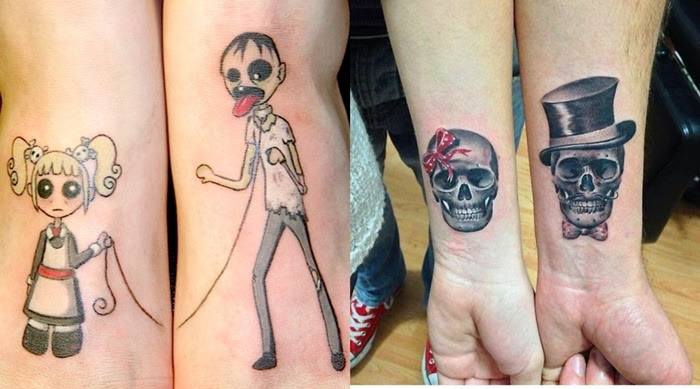 Cooles Tattoo für Paare 12 stilvolle Arm Tattoo Designs für Paare
