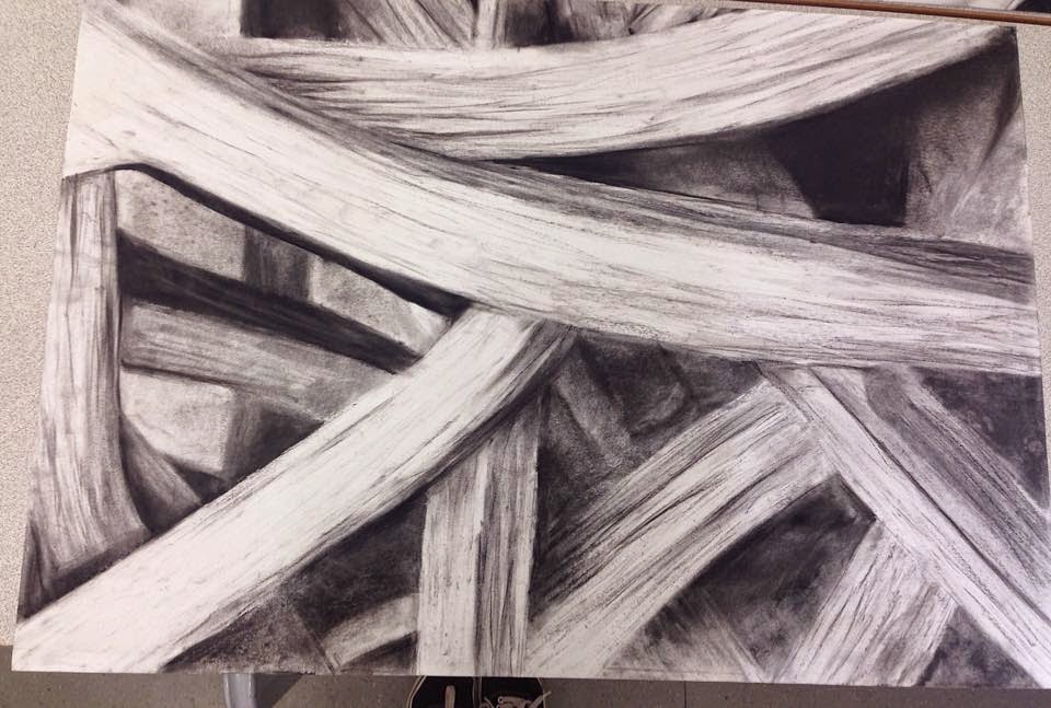 Kayleigh Glover's Art Charcoal drawing on A1 paper