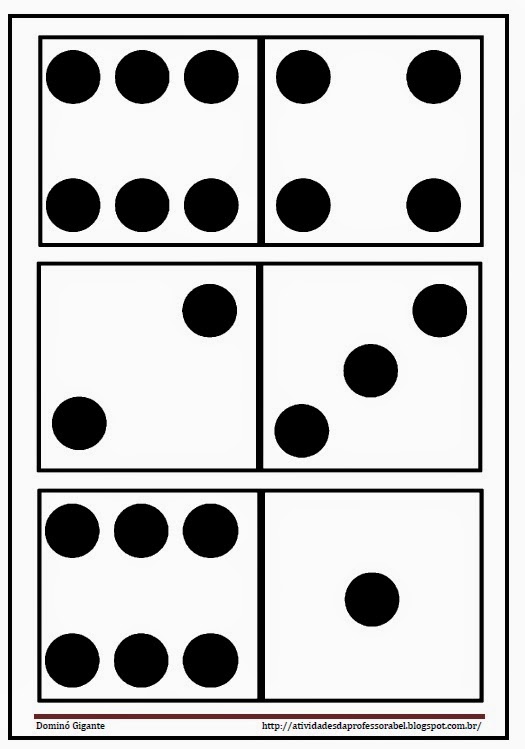 Domino de figuras par imprimir grátis