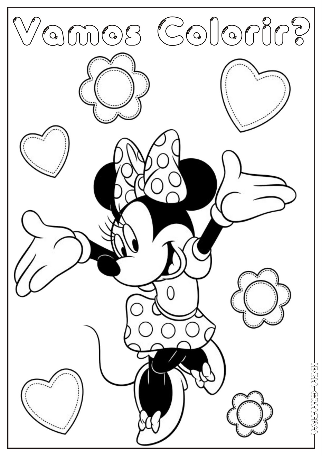 Desenhos da Minie Mouse Para Colorir Imagens Para Colorir