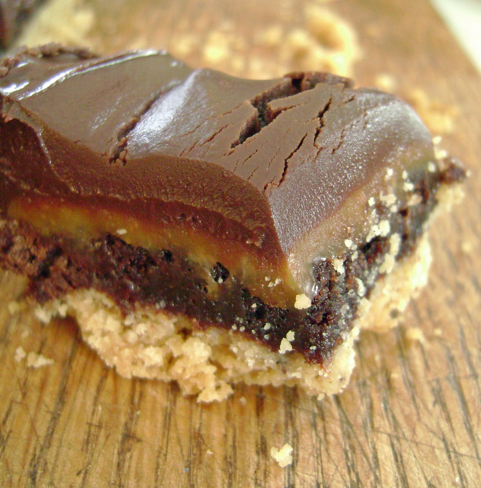 jo and sue shortbread and caramel chocolate brownies twix brownies