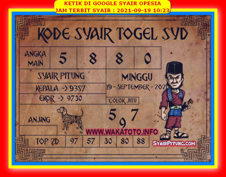 Forum Syair Togel SDY Sabtu 28 Agustus 2021 IBS303
