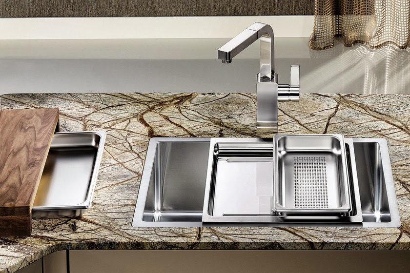 Fregaderos con accesorios cada vez más funcionales - Cocinas con estilo