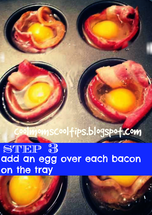 cool moms cool tips poached bacon eggs step 3