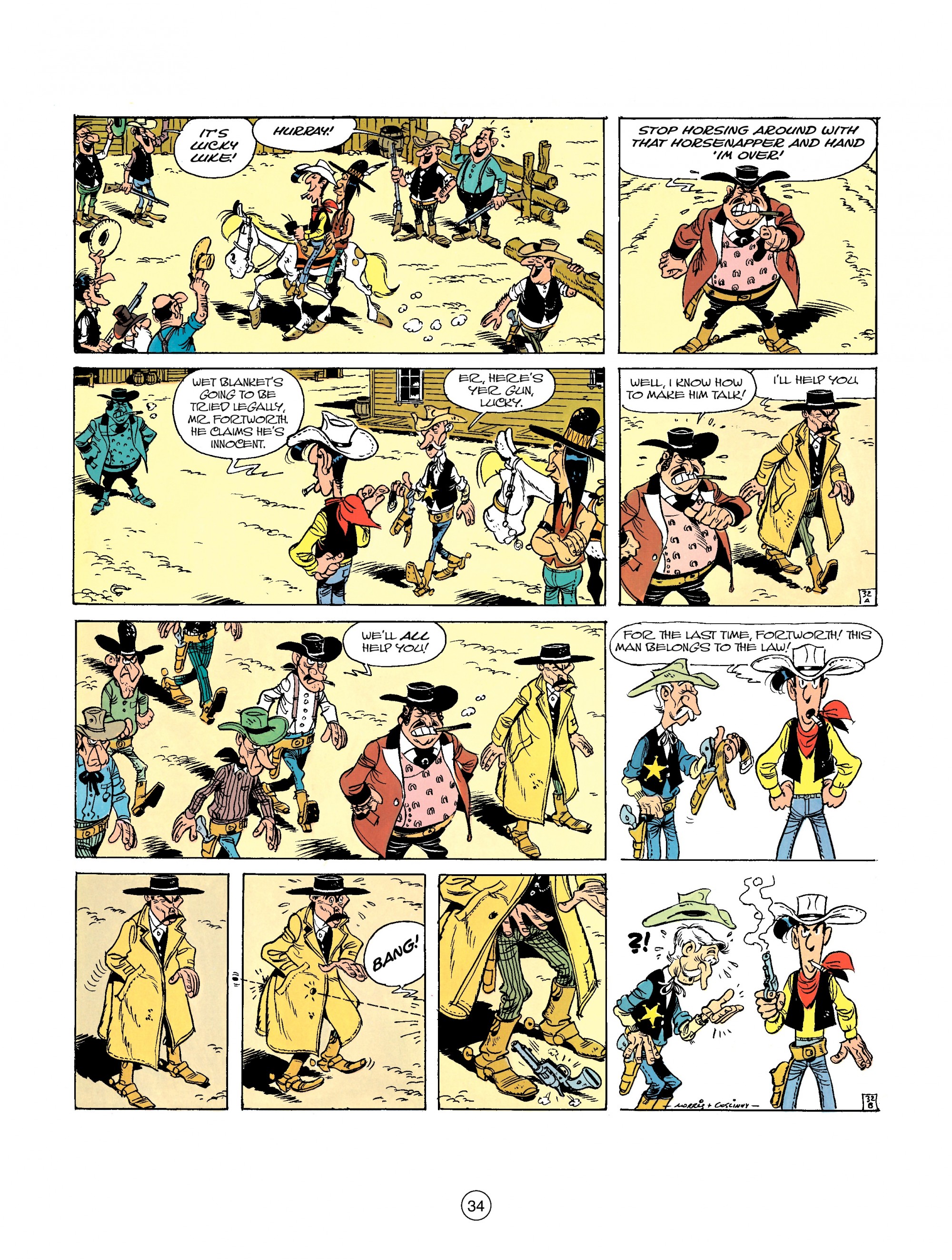 Read online A Lucky Luke Adventure comic -  Issue #26 - 34