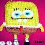 patron gratis bob esponja amigurumi, free amigurumi pattern bob esponja