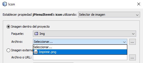 poner imagen en menu java