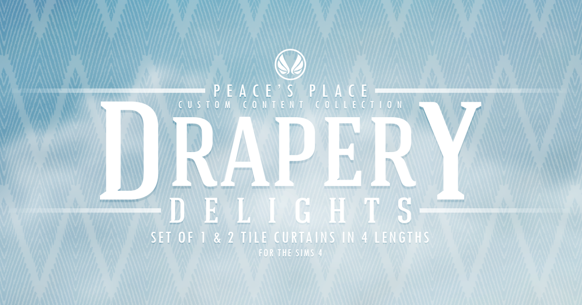 Simsational Designs Drapery Delights Curtain Set