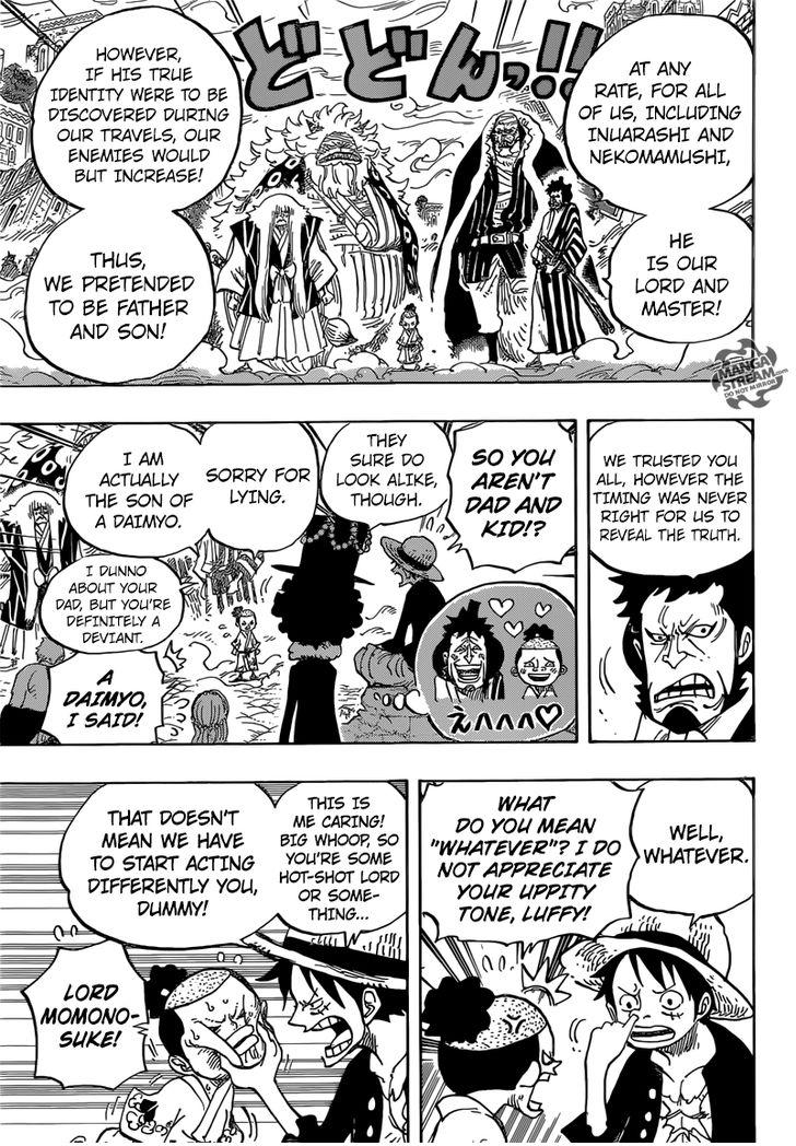 One Piece Ch.817 - Raizou of the Mist