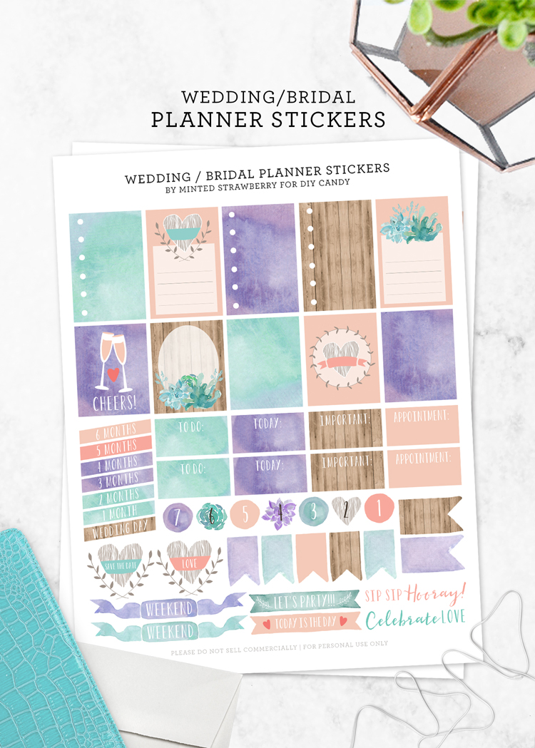 free printable wedding planner