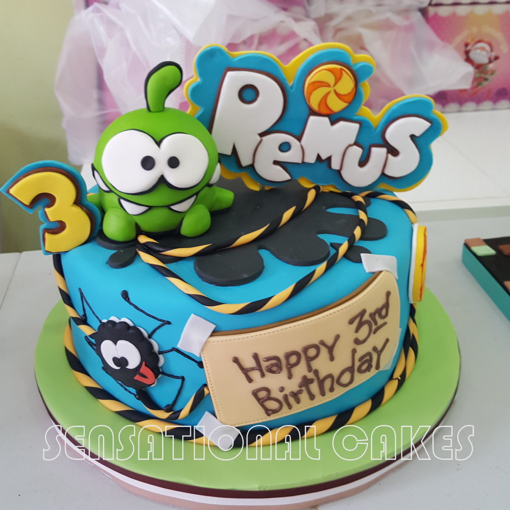 The Sensational Cakes: om nom cut the rope THEME BIRTHDAY CAKE ...