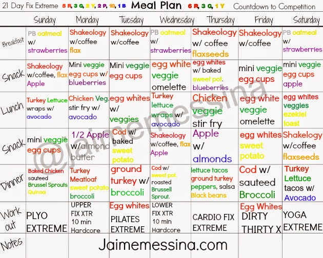 sample meal plans for 21 day fix Your sample 21 day fix meal plan, container sizes & grocery.
