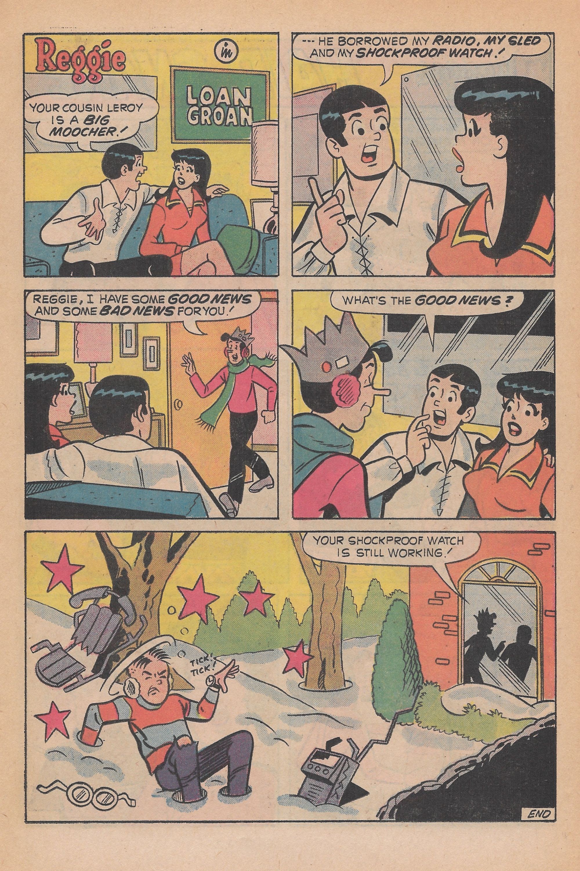 Read online Reggie's Wise Guy Jokes comic -  Issue #29 - 15