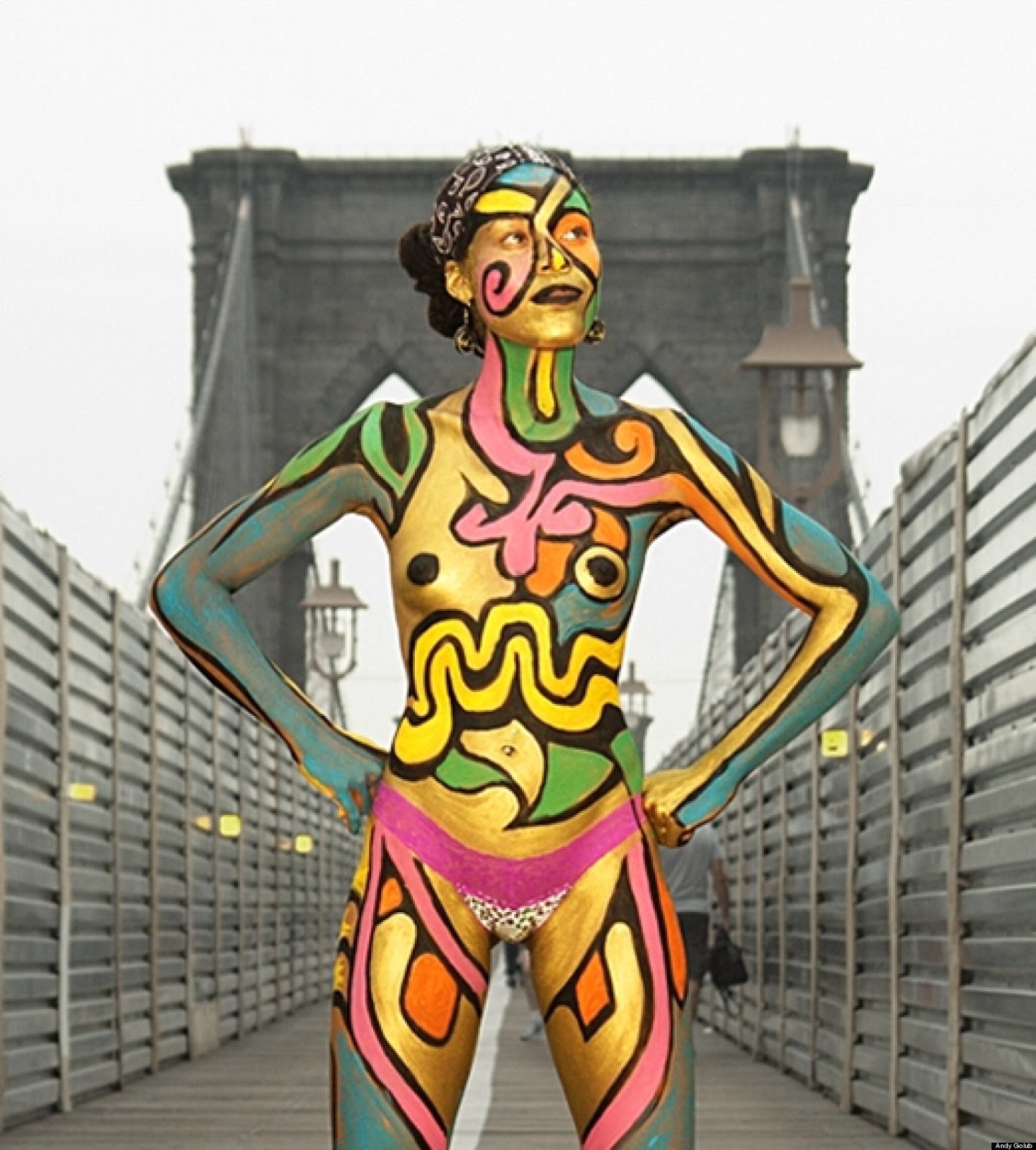  2013 body  golub andy body painting by in art manhattan Get to