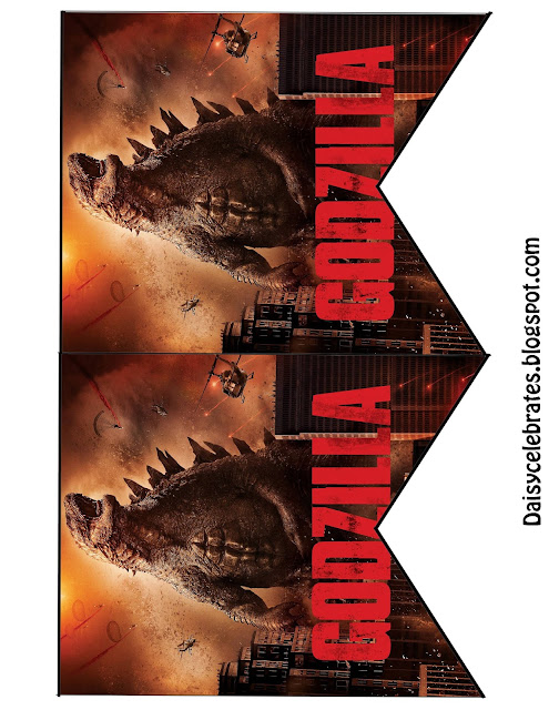 Godzila Party Free Printable Mini Kit. Godzila Party Free Printable Mini Kit.